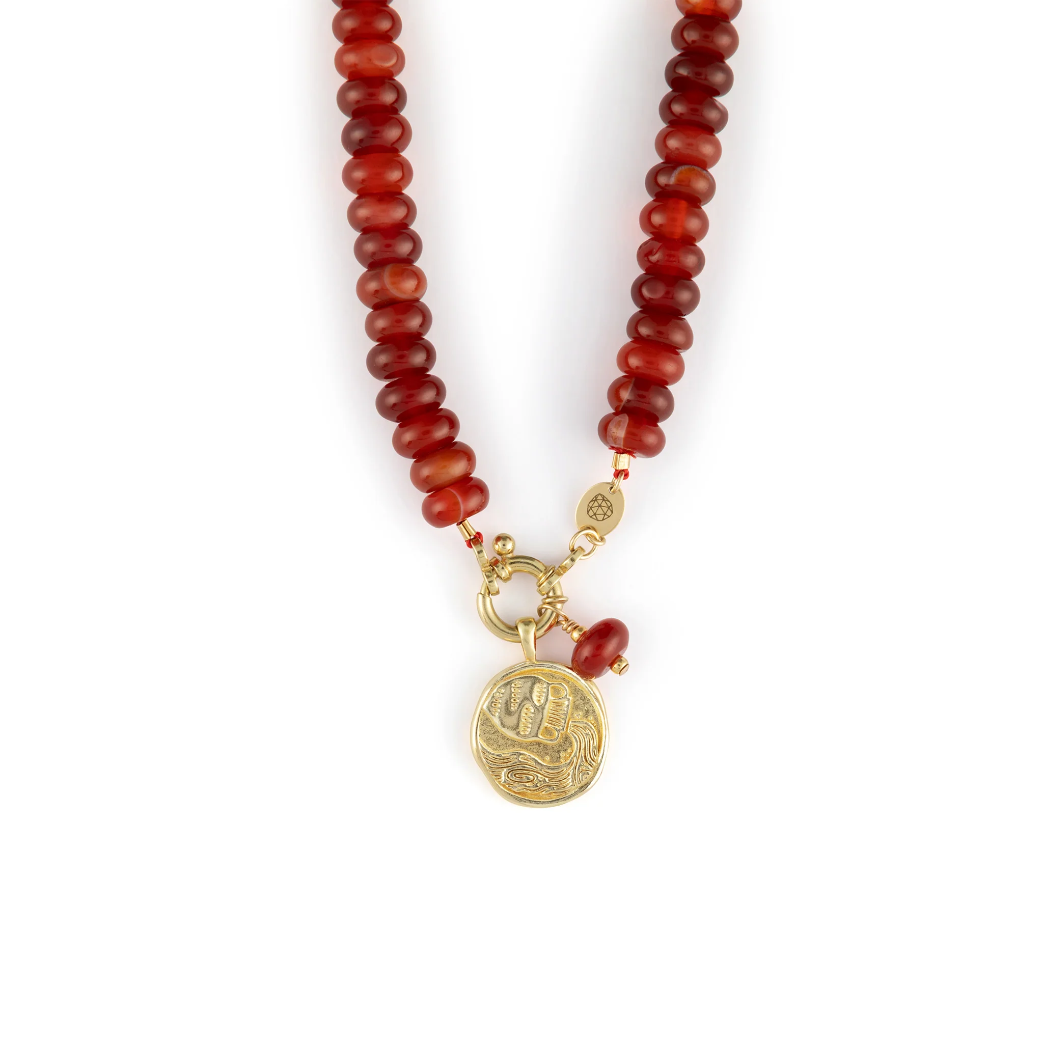 Aquarius Zodiac Coin Pendant Necklace - Image 4