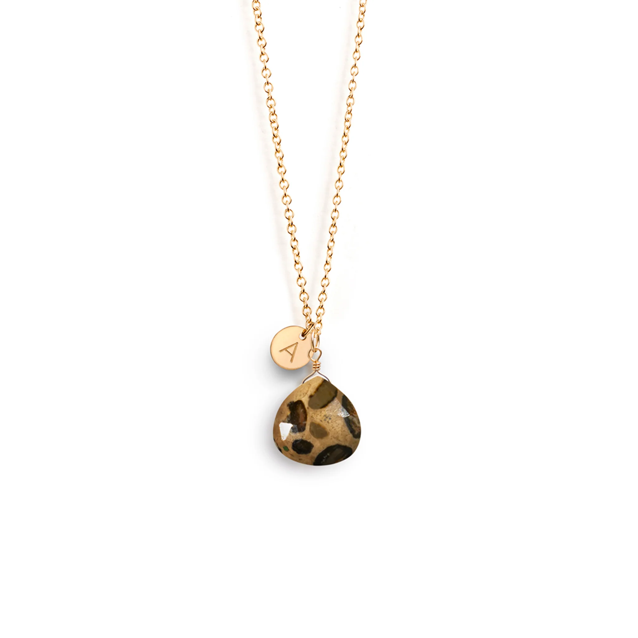 Leopard Jasper Pendant Necklace - Image 8