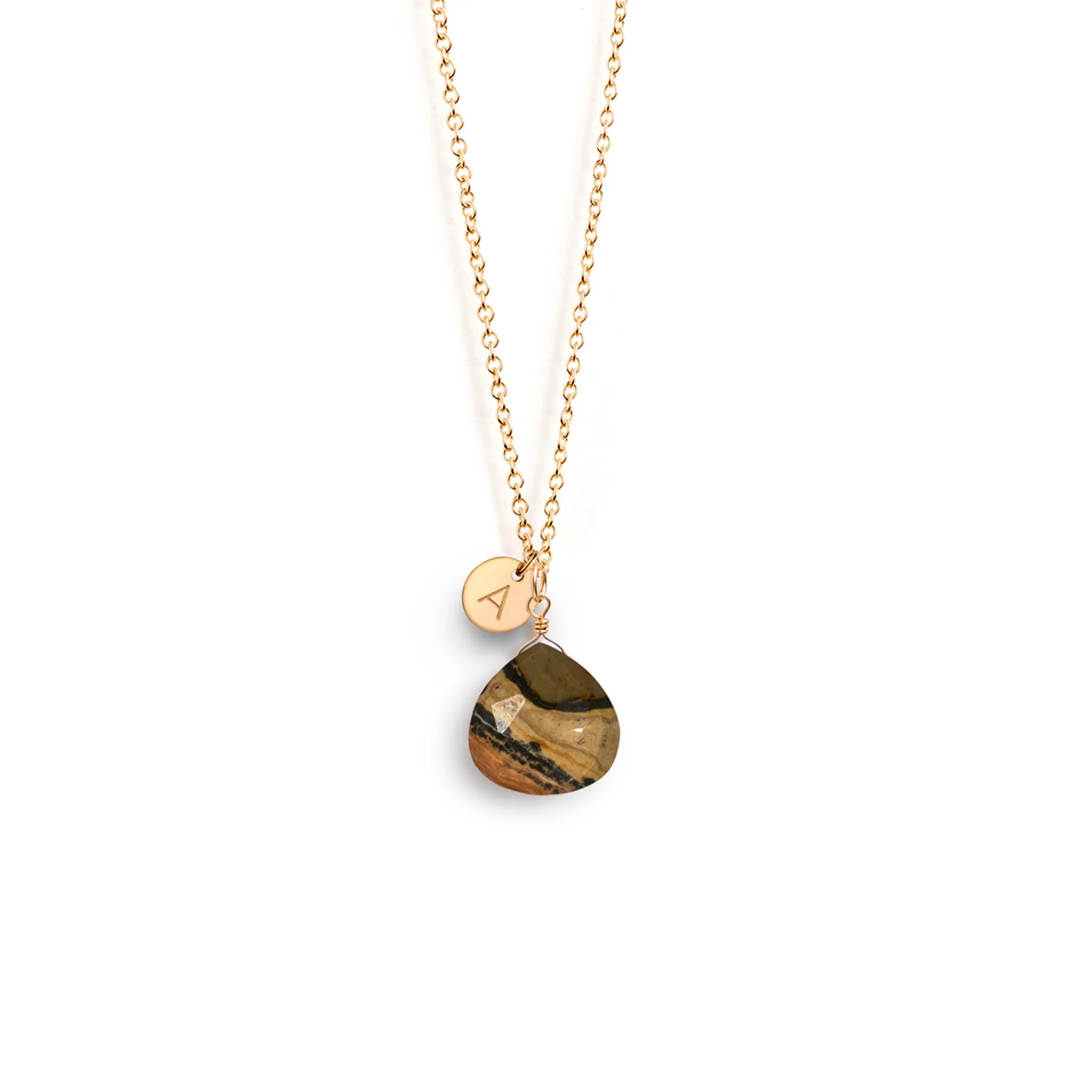 Leopard Jasper Pendant Necklace - Image 9