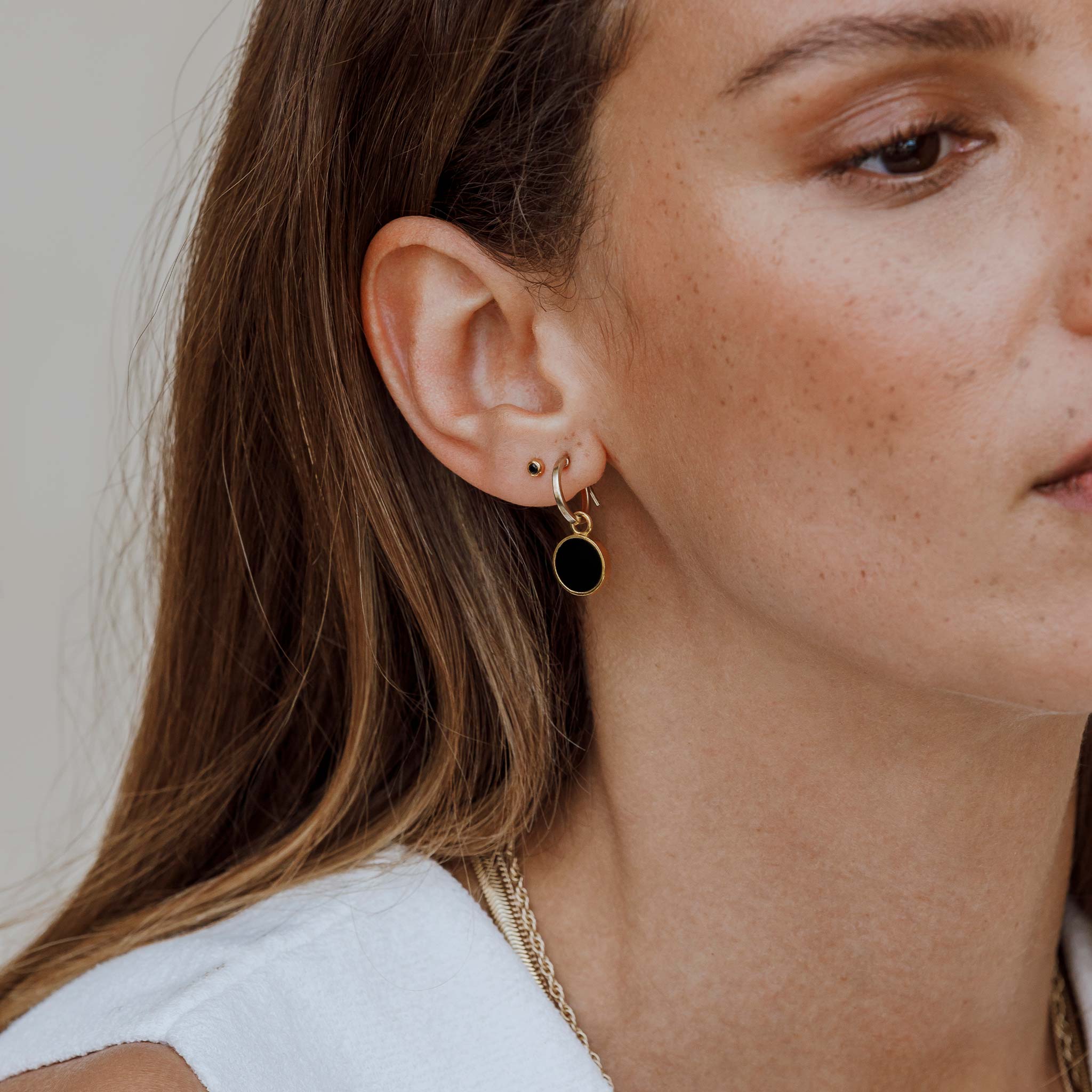 Black Onyx Portilla Earrings - Image 3