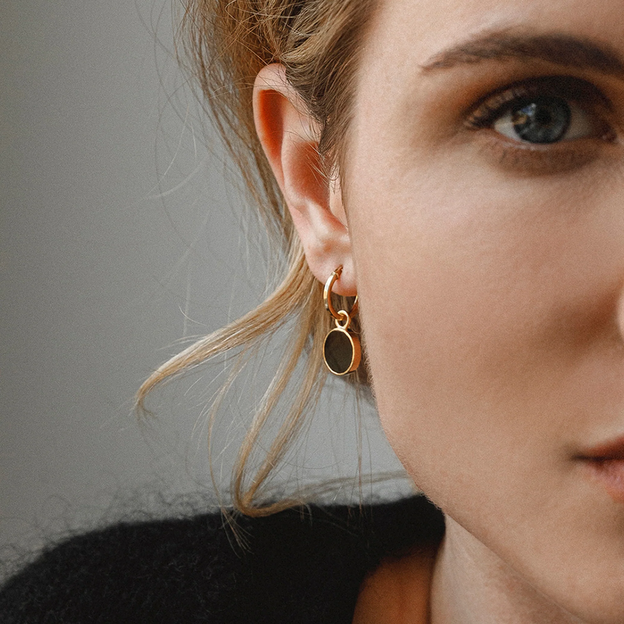Black Onyx Portilla Earrings - Image 4